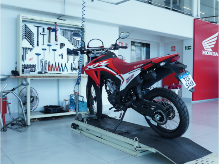 Manutenção preventiva de moto